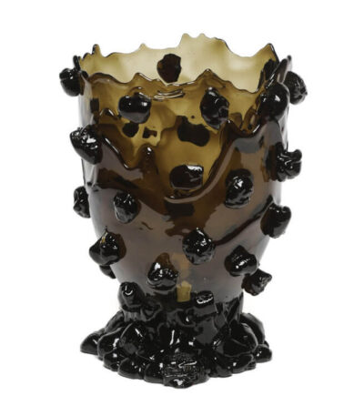 Nugget Vase - Clear Black