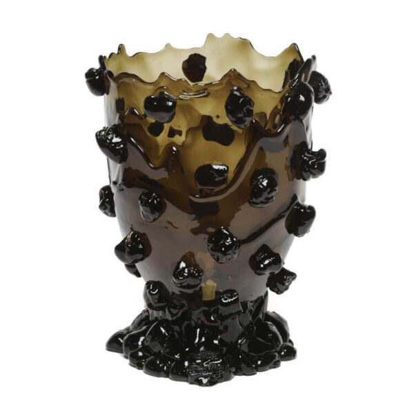 Nugget Vase - Clear Black